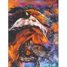 Tile Mural Backsplash Ceramic Taylor Horse Western Art JTA008   112303423338
